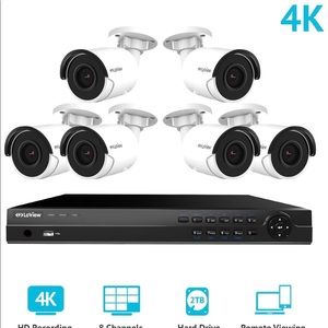 8 Channel Ultra HD 4K Home Security System